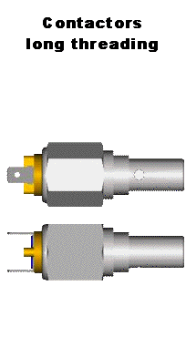 Contactors long threading