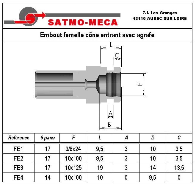 Embout FE