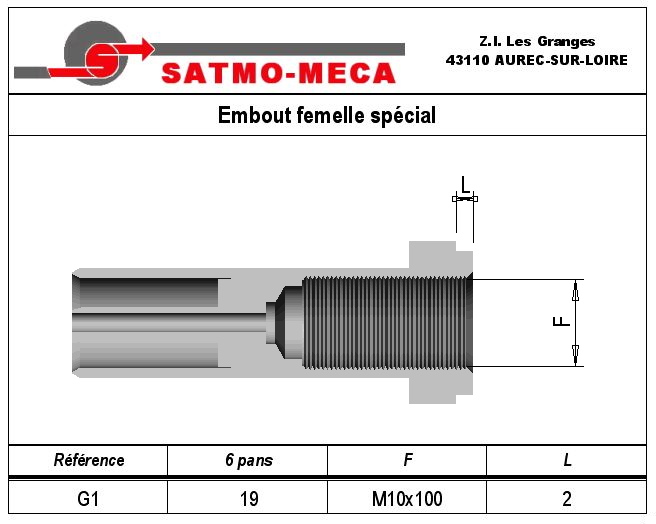 Embout G