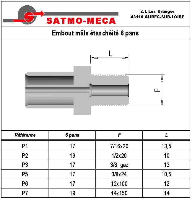 Embout P
