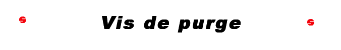 Vis de purge